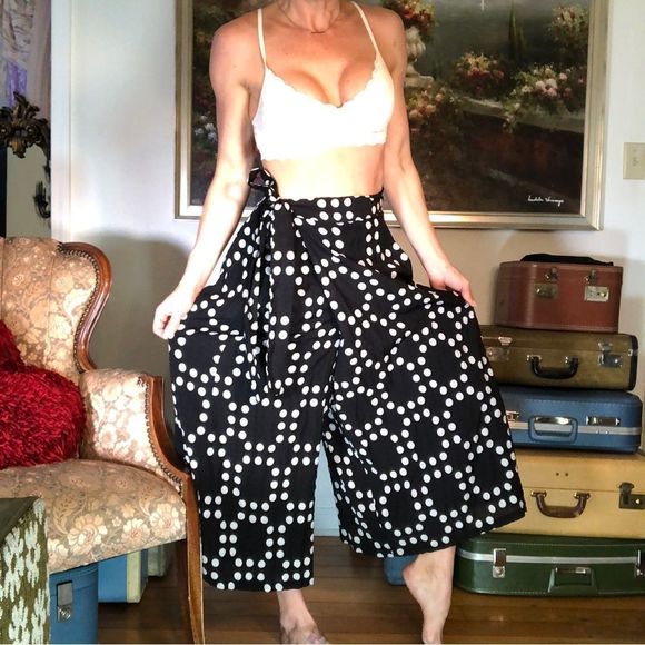Eva Franco Pants & Jumpsuits Eva Fracocute Polkadot Pants That Look